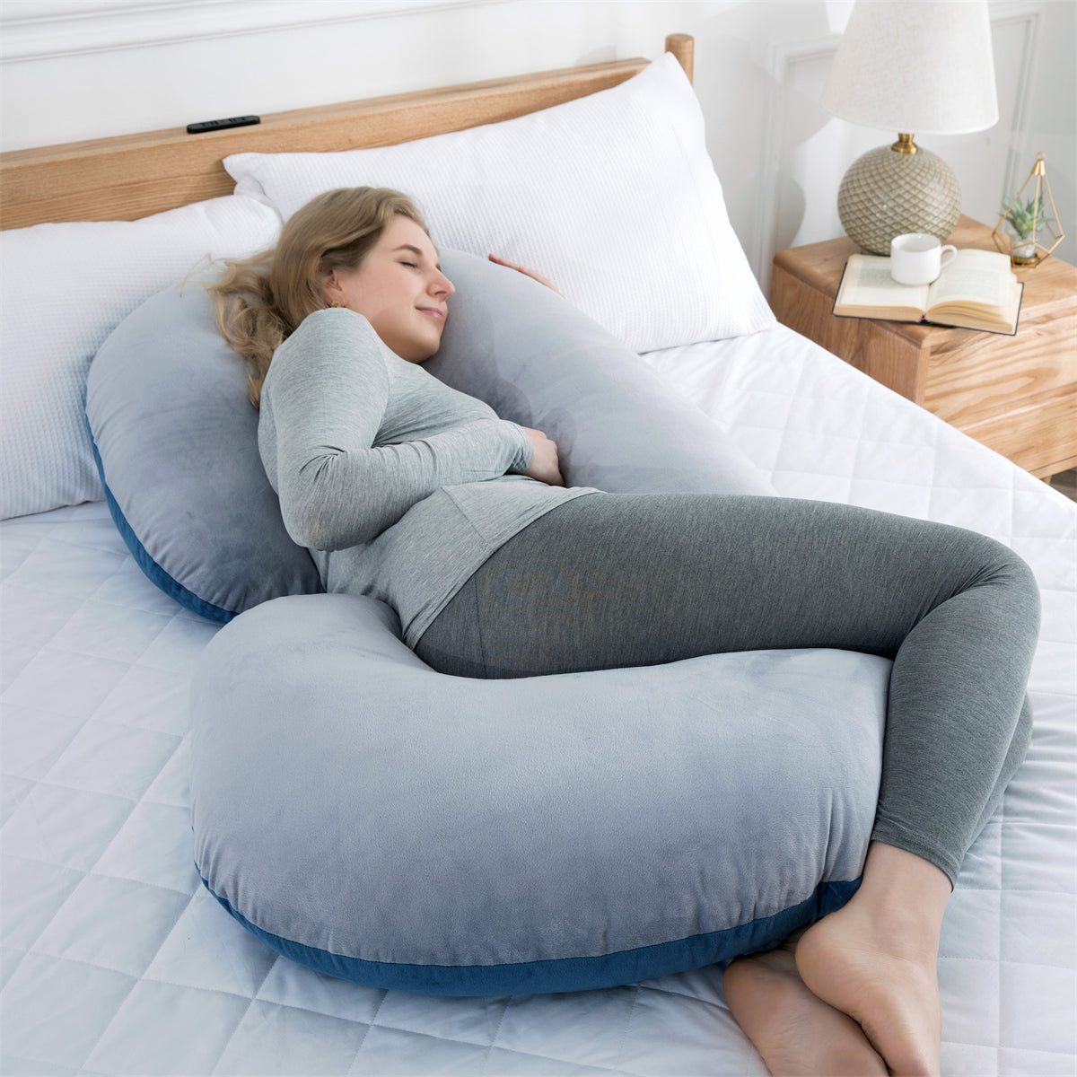 Folding Multi-Functional C-Shaped Pregnancy Body Pillow