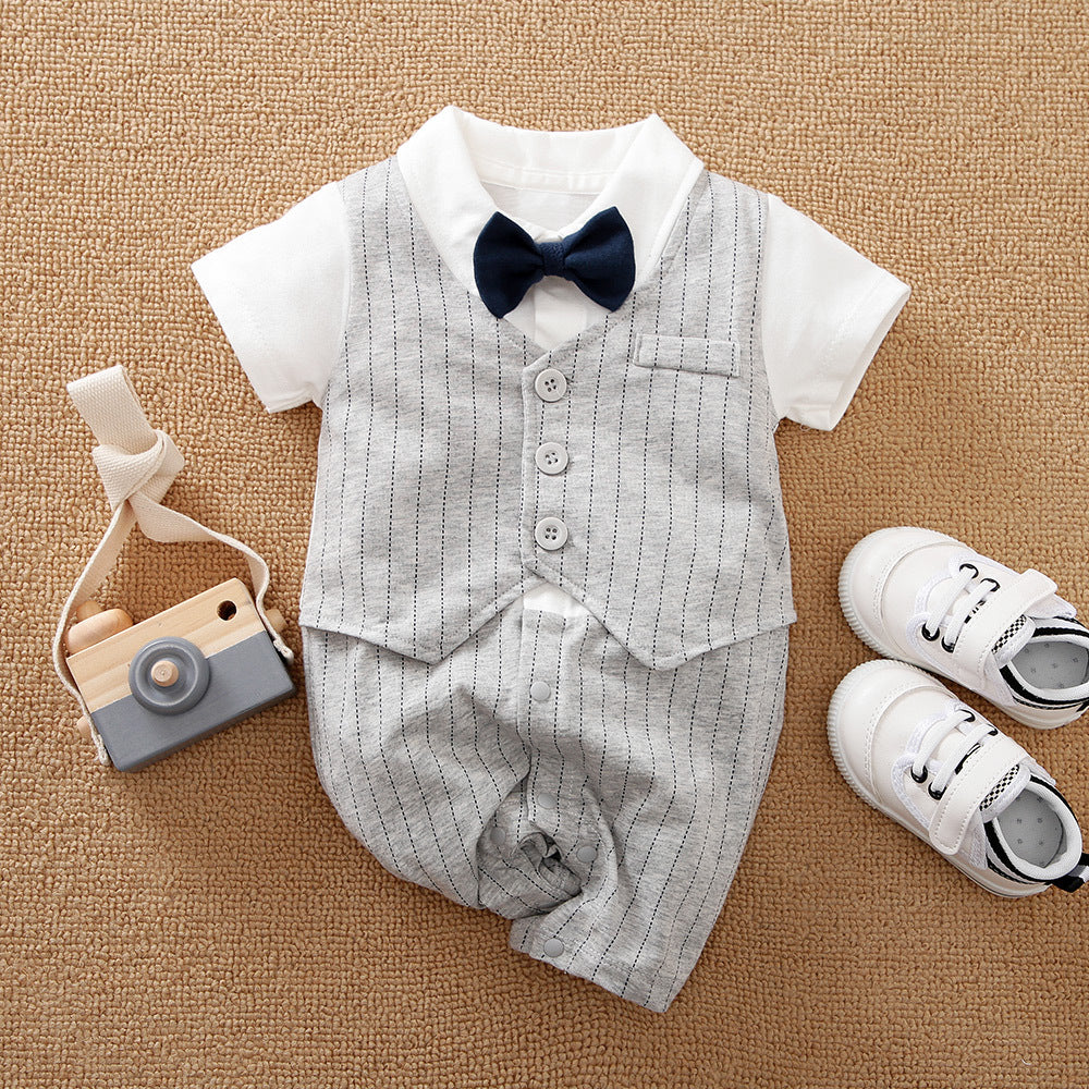 Baby Boy Gentleman Jumpsuit - Baby Autumn Clothing 2024