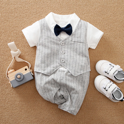 Baby Boy Gentleman Jumpsuit - Baby Autumn Clothing 2024