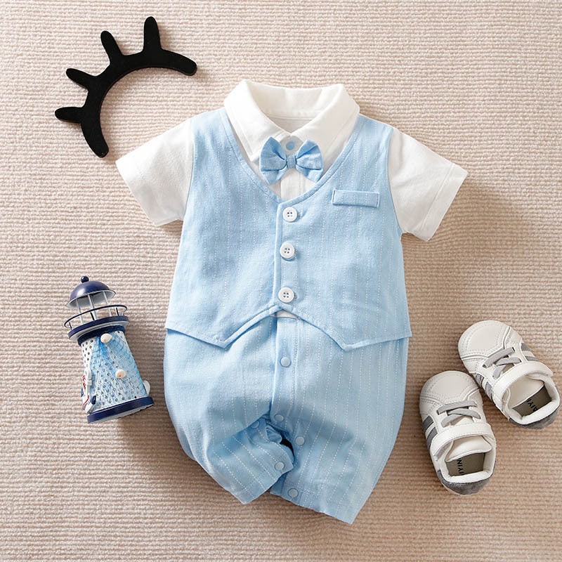 Baby Boy Gentleman Jumpsuit - Baby Autumn Clothing 2024