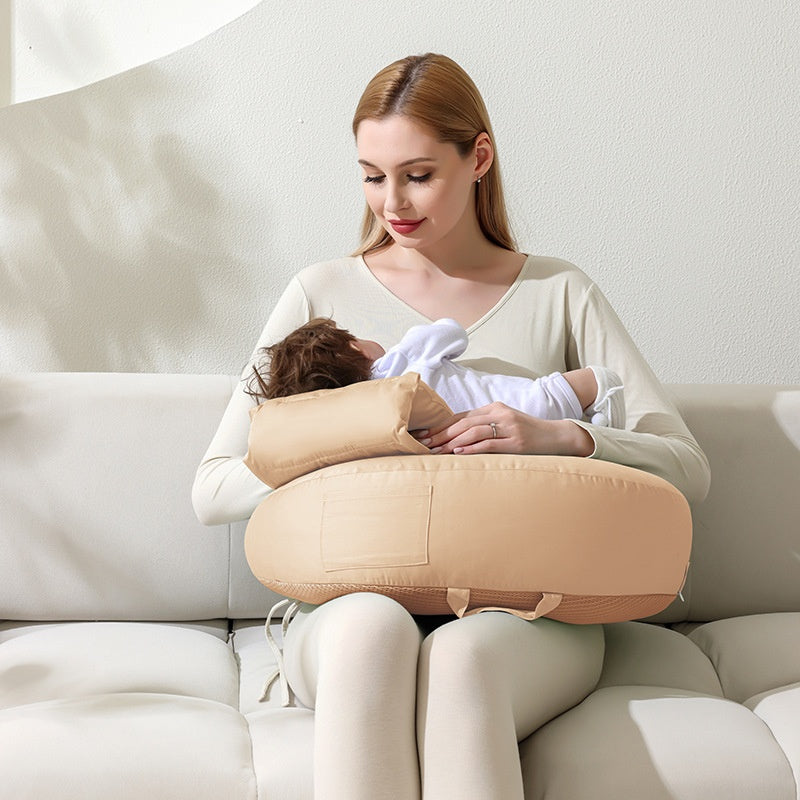 Multifunctional Nursing Pillow for Waist Support & Feeding