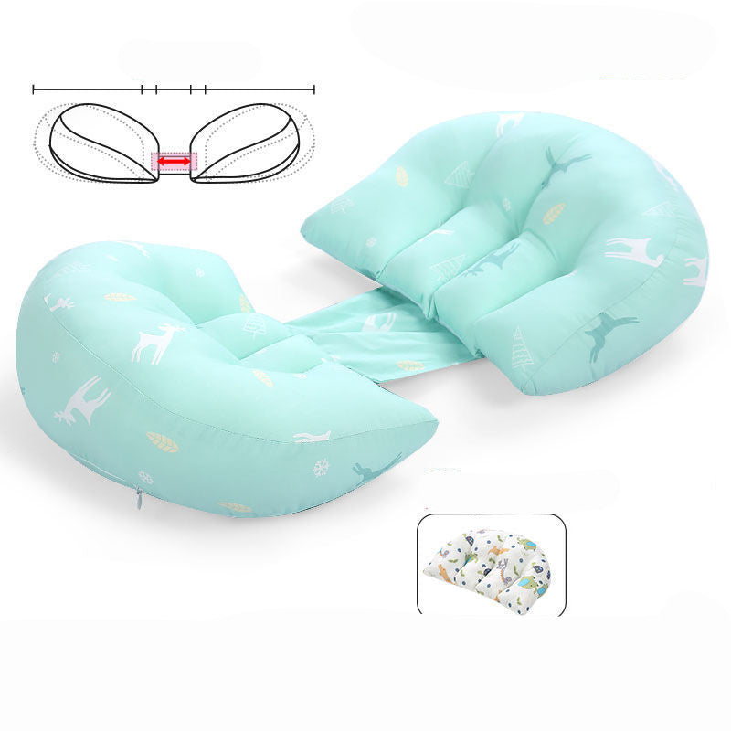 Adjustable U-Shaped Pregnancy Waist Support Pillow