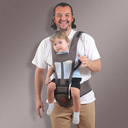 soft gray Multifunctional Waist Stool Front and Rear Carrier 2024