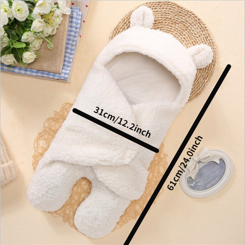 Baby Winter Sleeping Warm Bag Blanket With Cap 2024