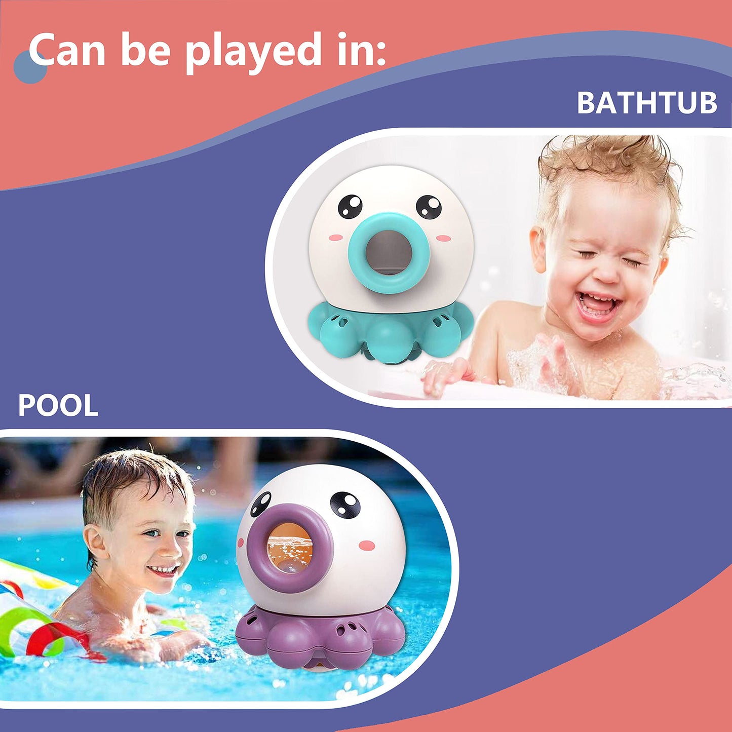 Octopus Fountain Bath Toy - Interactive Water Fun for Kids