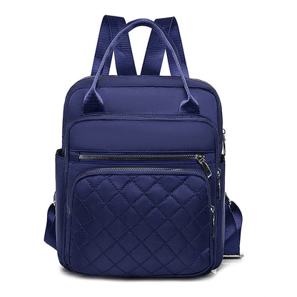 blue Oxford Cloth Backpack