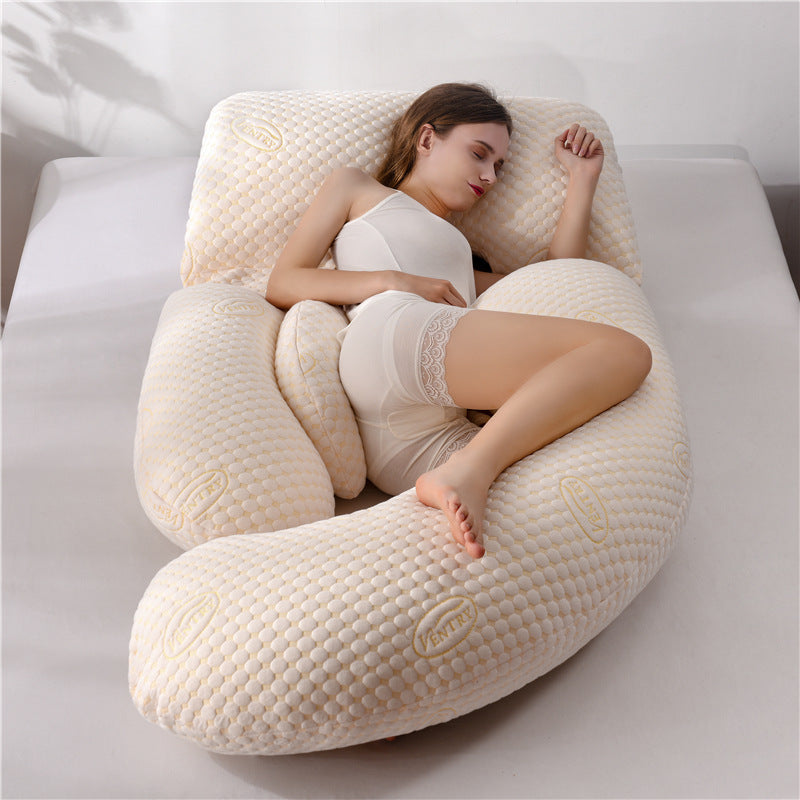 U-Shaped Multifunctional Pregnancy Lumbar Support Pillow